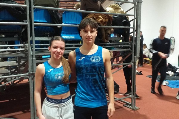 Sara i Petar nastupili na Otvorenom prvenstvu Zagreba u dvorani