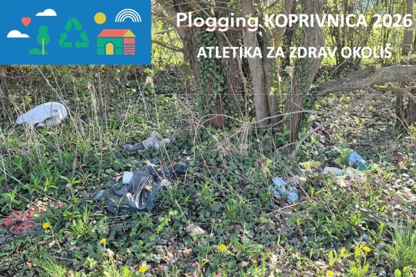 Plogging KOPRIVNICA 2026 – „Atletika za zdrav okoliš“