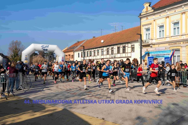 44. MEĐUNARODNA ATLETSKA UTRKA GRADA KOPRIVNICE - prijave su otvorene